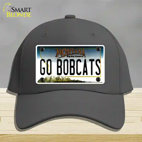 Go Bobcats Novelty License Plate Hat Cotton / Charcoal