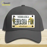 Nebraska Fan Novelty License Plate Hat Cotton / Charcoal