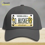 Go Huskers Novelty License Plate Hat Cotton / Charcoal