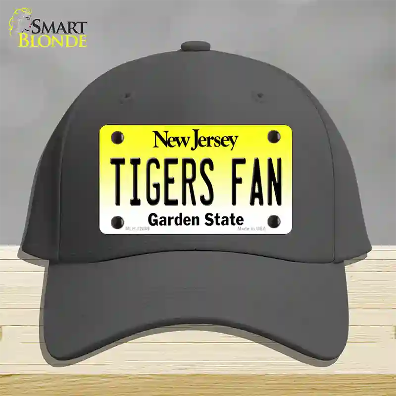 Tigers Fan New Jersey Novelty License Plate Hat Cotton / Charcoal