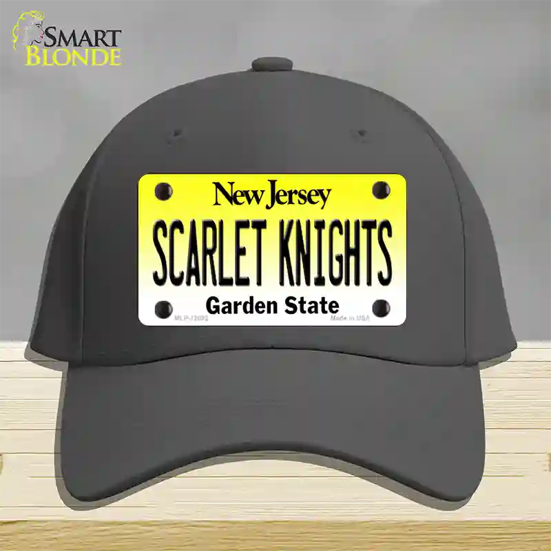 Scarlet Knights Novelty License Plate Hat Cotton / Charcoal