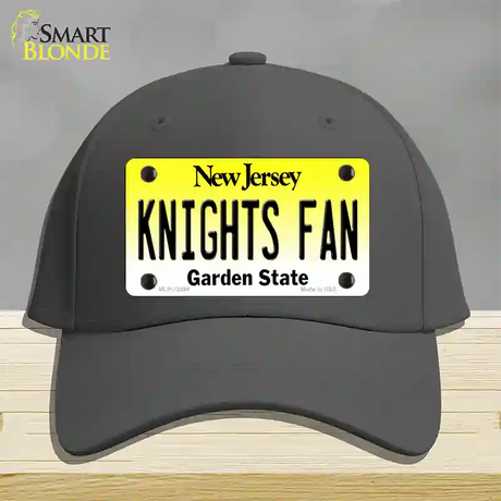 Knights Fan New Jersey Novelty License Plate Hat Cotton / Charcoal