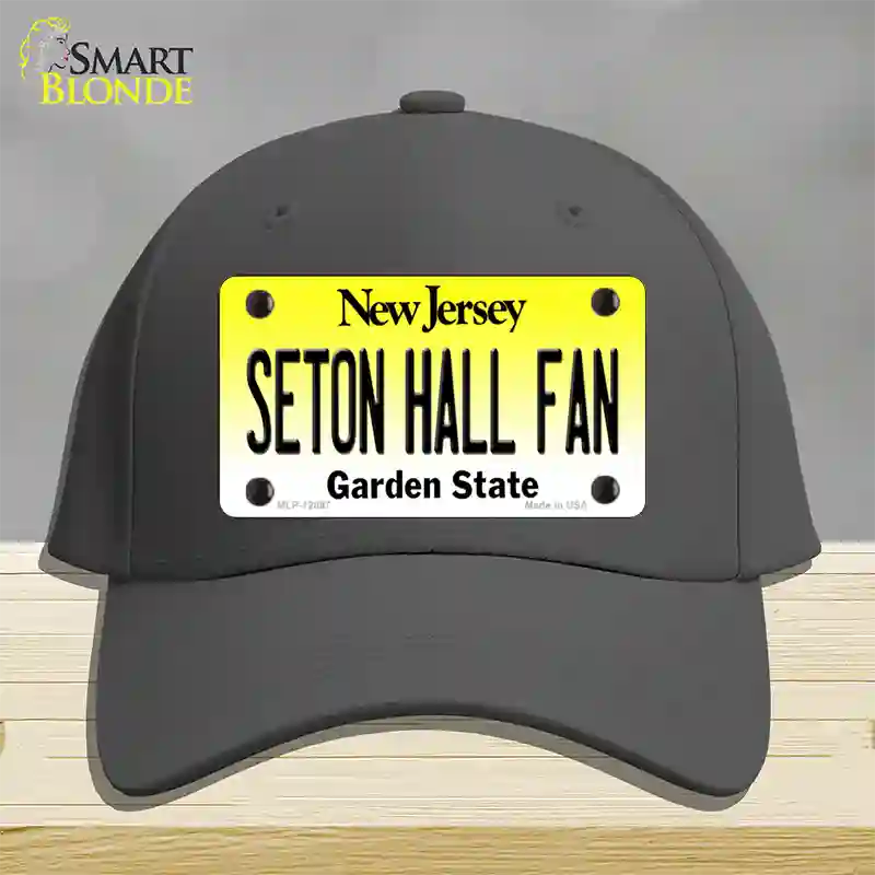 Seton Hall Fan Novelty License Plate Hat Cotton / Charcoal