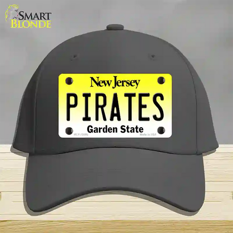 Pirates Novelty License Plate Hat Cotton / Charcoal