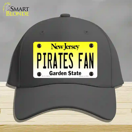 Pirates Fan Novelty License Plate Hat Cotton / Charcoal