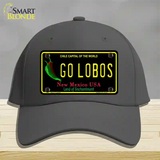 Go Lobos Novelty License Plate Hat Cotton / Charcoal