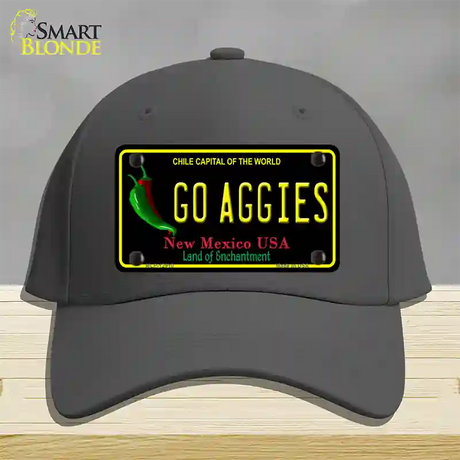 Go Aggies Novelty License Plate Hat Cotton / Charcoal