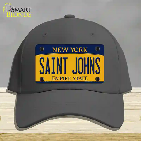 Saint Johns Novelty License Plate Hat Cotton / Charcoal