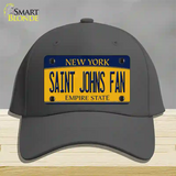 Saint Johns Fan Novelty License Plate Hat Cotton / Charcoal