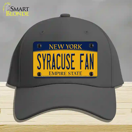 Syracuse Fan Novelty License Plate Hat Cotton / Charcoal