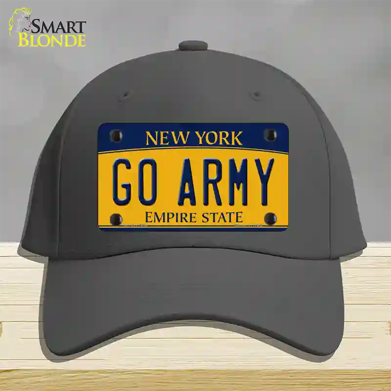 Go Army Novelty License Plate Hat Cotton / Charcoal