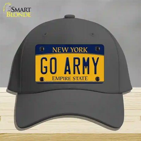 Go Army Novelty License Plate Hat Cotton / Charcoal