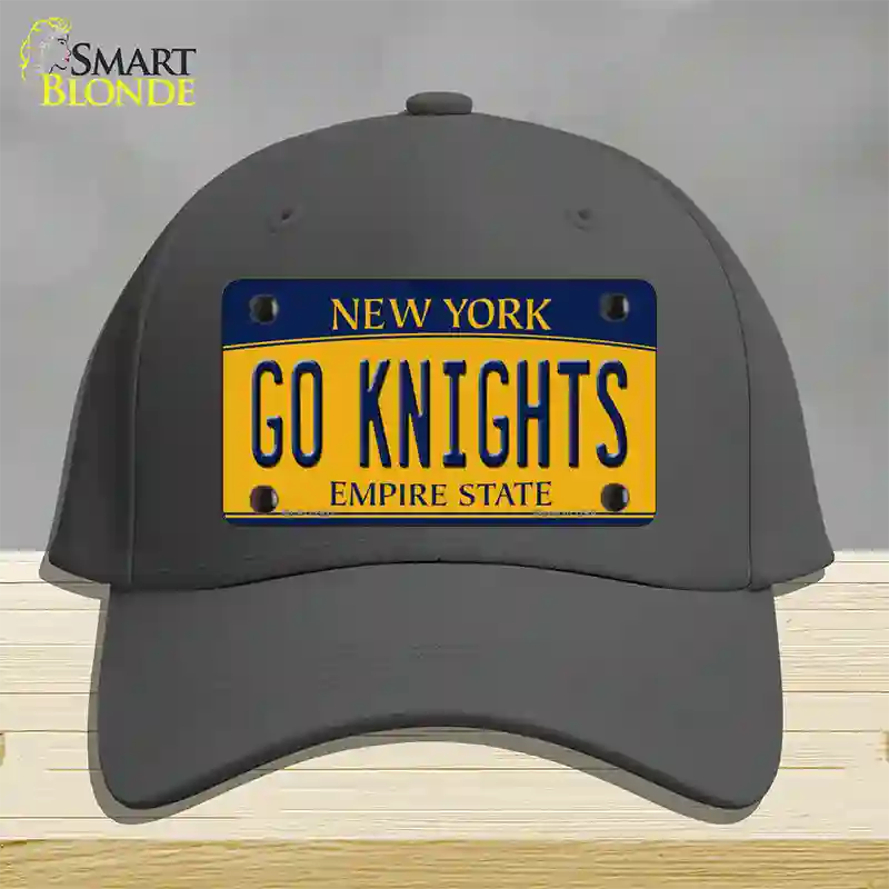 Go Black Knights Novelty License Plate Hat Cotton / Charcoal