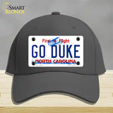 Go Duke Novelty License Plate Hat Cotton / Charcoal