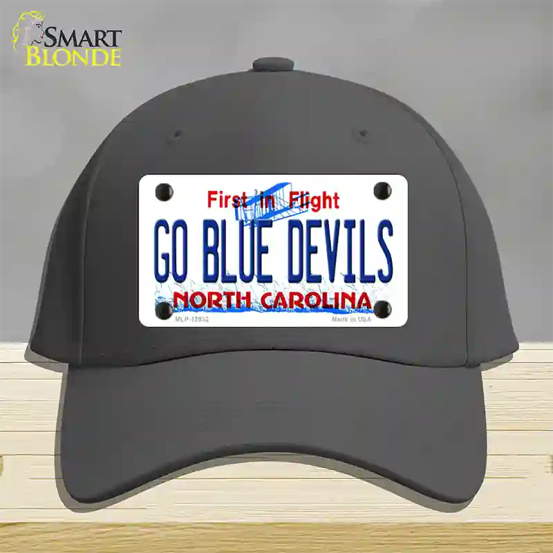 Go Blue Devils Novelty License Plate Hat Cotton / Charcoal