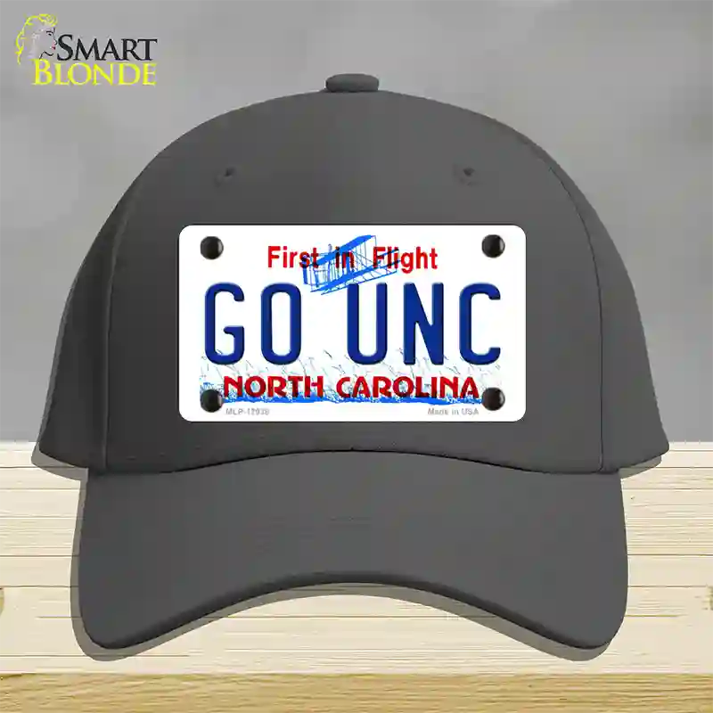 Go Univ North Carolina Novelty License Plate Hat Cotton / Charcoal