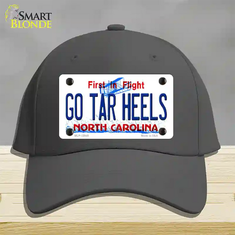 Go Tar Heels Novelty License Plate Hat Cotton / Charcoal