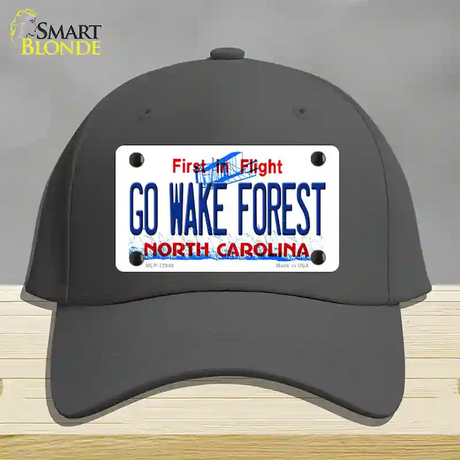 Go Wake Forest Novelty License Plate Hat Cotton / Charcoal