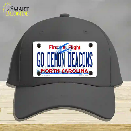 Go Demon Deacons Novelty License Plate Hat Cotton / Charcoal