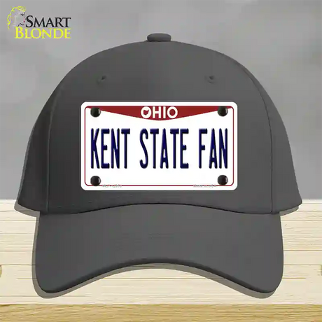 Kent State Fan Novelty License Plate Hat Cotton / Charcoal