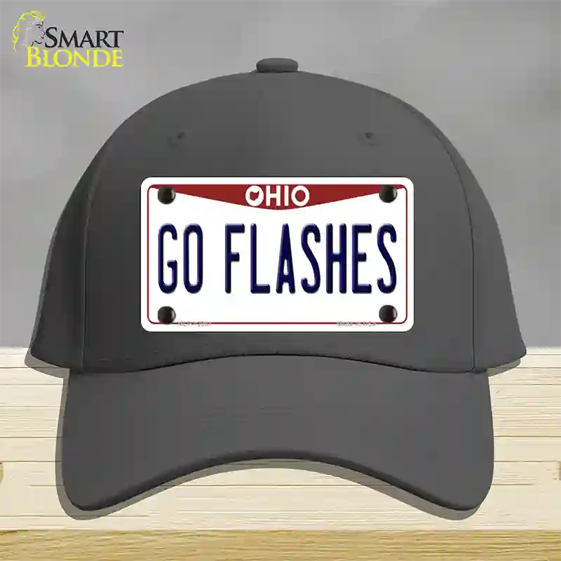 Go Flashes Novelty License Plate Hat Cotton / Charcoal