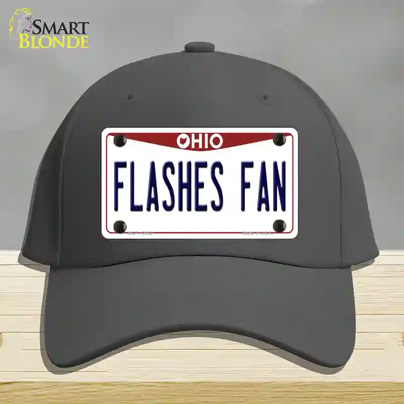 Flashes Fan Novelty License Plate Hat Cotton / Charcoal