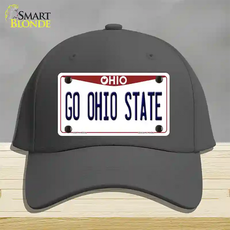 Go Ohio State Novelty License Plate Hat Cotton / Charcoal