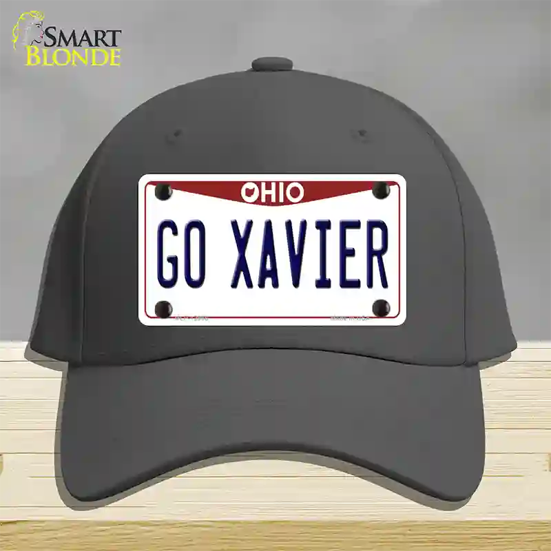 Go Xavier Novelty License Plate Hat Cotton / Charcoal