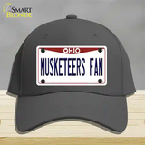 Musketeers Fan Novelty License Plate Hat Cotton / Charcoal