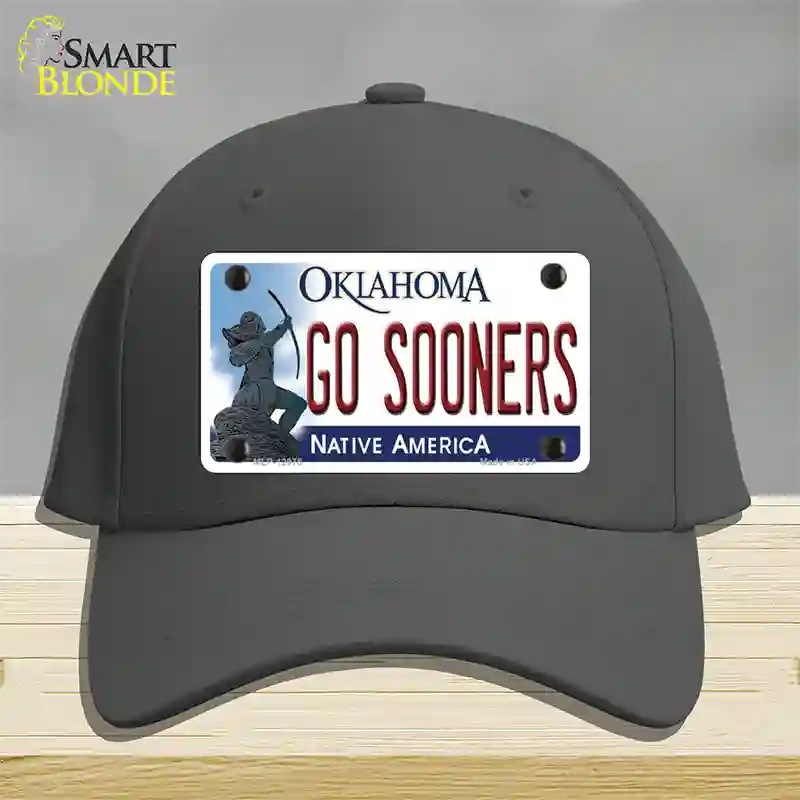 Go Sooners Novelty License Plate Hat Cotton / Charcoal