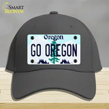 Go Oregon Novelty License Plate Hat Cotton / Charcoal