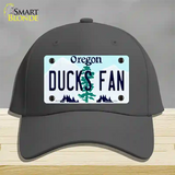 Ducks Fan Novelty License Plate Hat Cotton / Charcoal