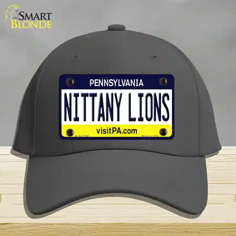 Nittany Lions Novelty License Plate Hat Cotton / Charcoal