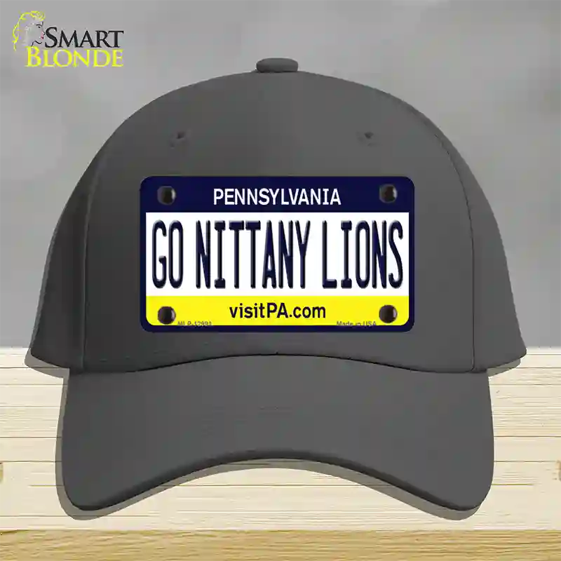 Go Nittany Lions Novelty License Plate Hat Cotton / Charcoal