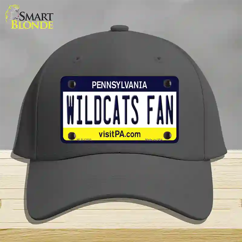 Wildcats Fan Pennsylvania Novelty License Plate Hat Cotton / Charcoal