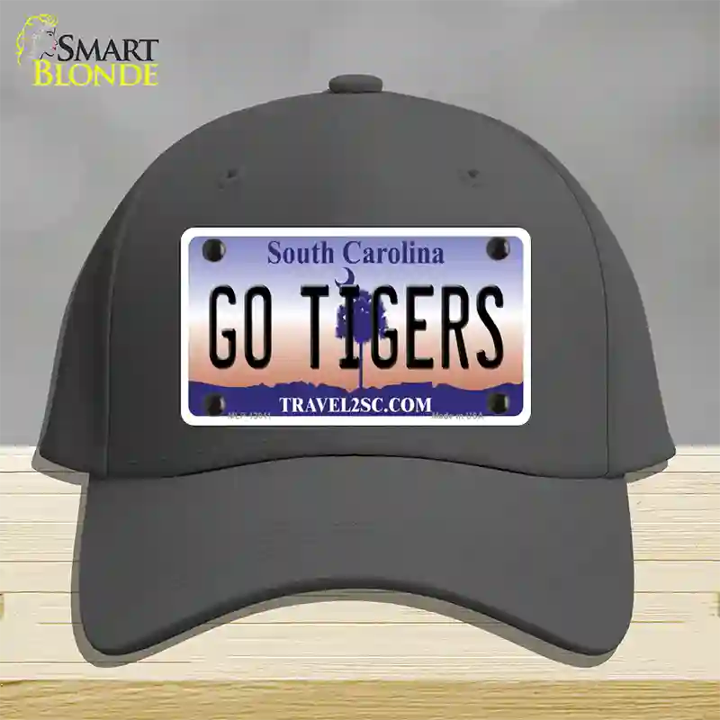 South Carolina Go Tigers Novelty License Plate Hat Cotton / Charcoal