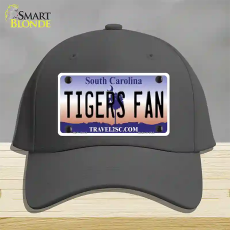 South Carolina Plate Tigers Fan Novelty License Plate Hat Cotton / Charcoal