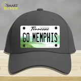 Go Memphis Novelty License Plate Hat Cotton / Charcoal