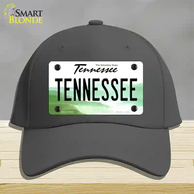 Tennessee Novelty License Plate Hat Cotton / Charcoal