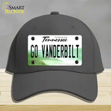 Go Vanderbilt Novelty License Plate Hat Cotton / Charcoal