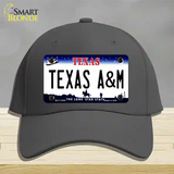 Texas A&M Novelty License Plate Hat Cotton / Charcoal