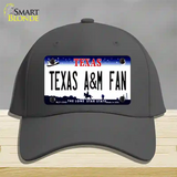 Texas A&M Fan Novelty License Plate Hat Cotton / Charcoal