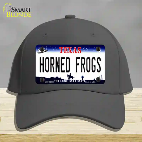 Horned Frogs Novelty License Plate Hat Cotton / Charcoal