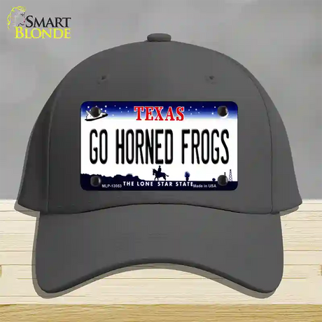 Go Horned Frogs Novelty License Plate Hat Cotton / Charcoal