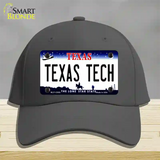 Texas Tech Novelty License Plate Hat Cotton / Charcoal