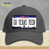 Go Texas Tech Novelty License Plate Hat Cotton / Charcoal