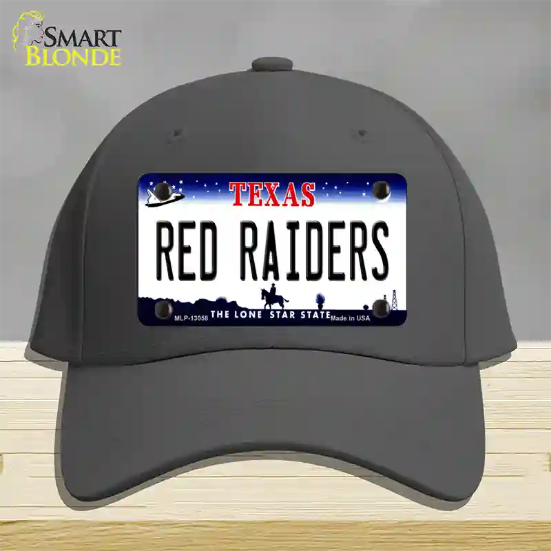 Red Raiders Novelty License Plate Hat Cotton / Charcoal