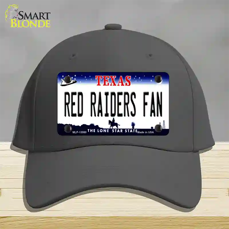 Red Raiders Fan Novelty License Plate Hat Cotton / Charcoal