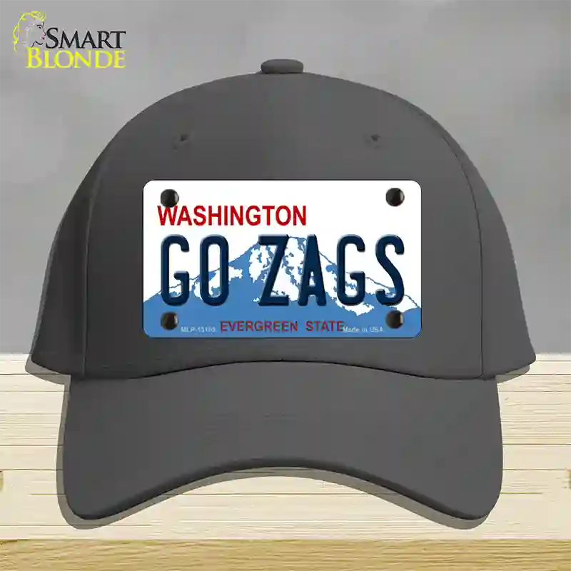 Go Zags Novelty License Plate Hat Cotton / Charcoal