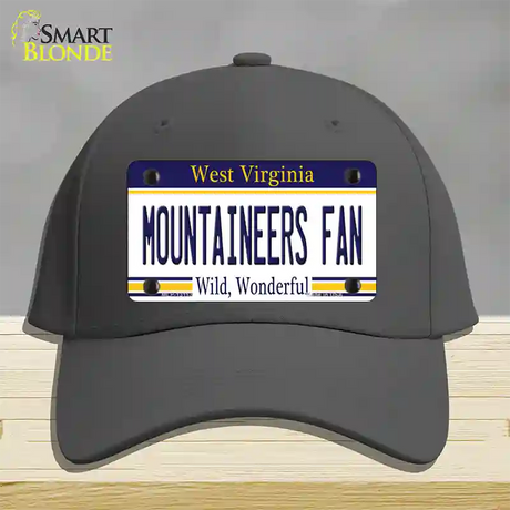 Mountaineers Fan Novelty License Plate Hat Cotton / Charcoal